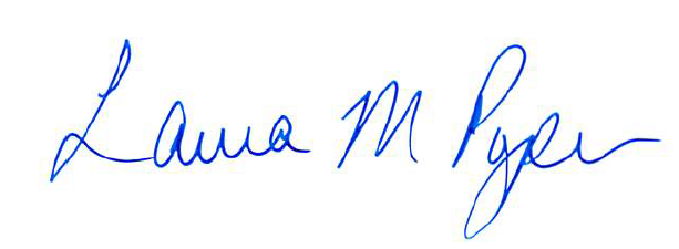 Leanne Fawcett Headmaster's signature